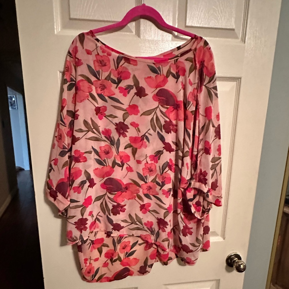 Beautiful sheer oversized shirt
